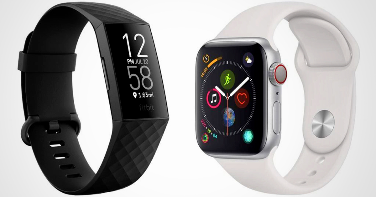 fitbit charge 4 vs apple watch 6 comparison