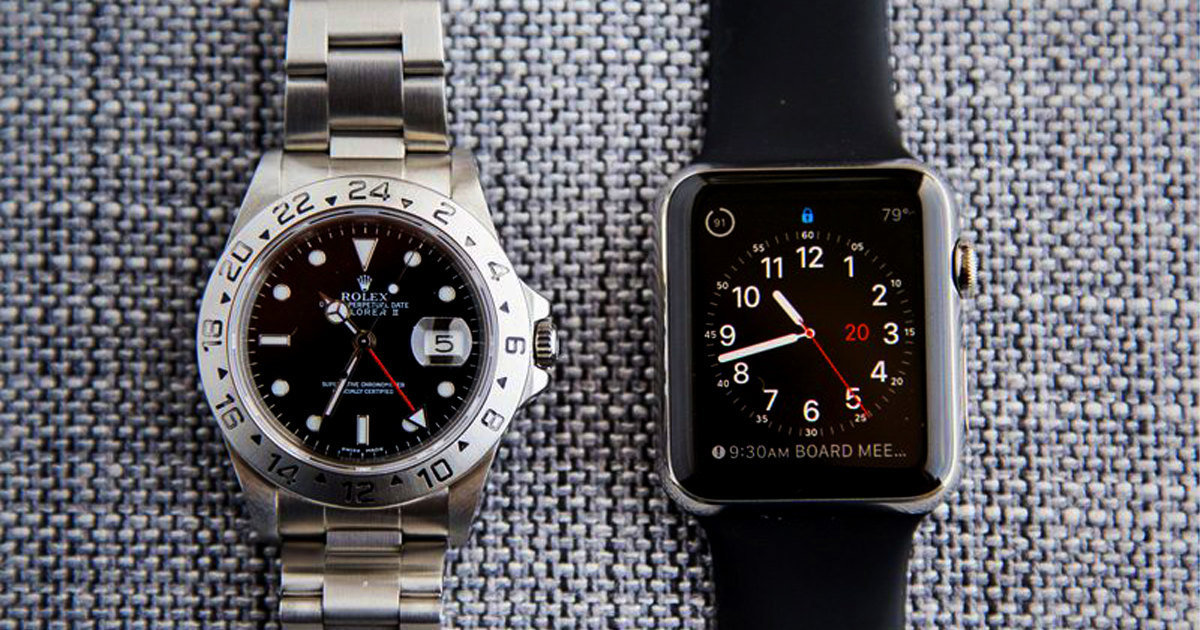 Review of Rolex vs Apple Watch