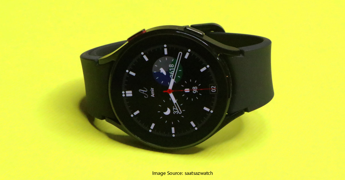 Overall view of the Samsung Galaxy Watch 4 Global