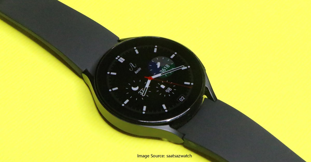 The interior of the Samsung Galaxy Watch 4 Global